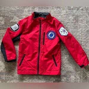 Red STEM Jacket with Patches